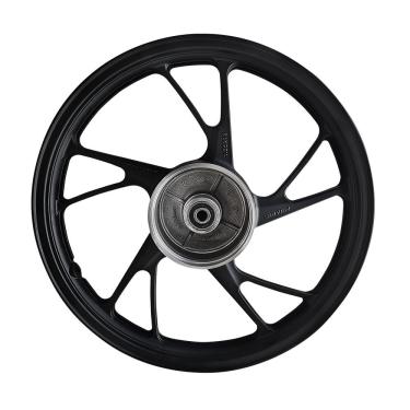 Imagem de Roda Traseira Liga Leve Pe De Galinha Titan Fan 150 160 Tambor (lona) + Rolamentos