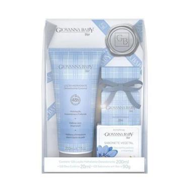 Imagem de Colonia Giovanna Baby Blue 20ml + Locao 200ml + Sabonete 90g