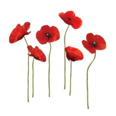 Imagem de XLWLLNJ Adesivo de parede de flores, decoração de parede, faça você mesmo, descasque e cole, para sofá, escritório, TV, quarto, sala de estar