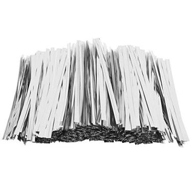 Imagem de AYNEFY 3200pcs Laços Com Animais de Estimação, Selando Sem Esforço Doces ou Sacos de Biscoitos, Adicionar Elegância para Festas, Casamentos e Assar Com Uso a Longo Prazo, Fios Metal, Ecologicamente