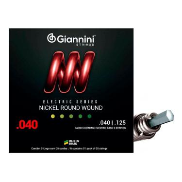 Imagem de Encordoamento P/ Baixo Giannini 5C (0.40) Geebrl/5