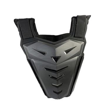 Imagem de QccHieUs Protetor de Tórax para Motocicleta Confortável Equipamento de Motocross Colete de Equitação para Adultos para Andar de Esqui, Andar de Bicicleta, Preto