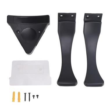 Imagem de Wall Mounted Ball Holder Basketball Storage Rack Display Organizer Elegante ABS Material não Trace Instalação para Home School Sports Facilities Preto