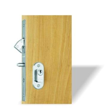 Imagem de FECHADURA BICO DE PAPAGAIO 120mm Aço Inox Cromado - Soprano