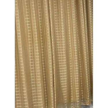 Imagem de Cortina Blackout blecaute pvc com Tecido xadrez 1,40 lar × 1,70/2,00 x 1,40 (Dourada,1,40 x 1,70 = 1 parte)
