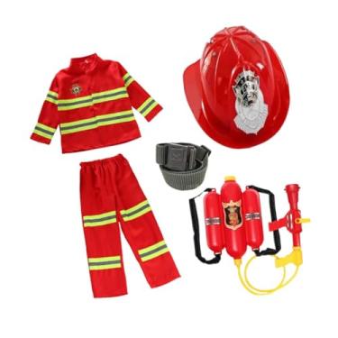 Imagem de YIJU Fantasia de Bombeiro Infantil, Acessório para Festas