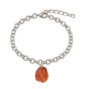 Imagem de Pulseira de Cornalina - Cristal Natural, Prata 925