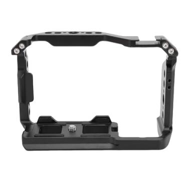 Imagem de Acouto Gaiola de Gaiola de Câmera Gaiola para Zv E10ii Com Calçada Fria Montagem 14in 38in Parafuso Orifícios de Precisão Acesso de Tela Flip Arca 38mm Slide Alumínio