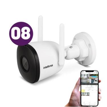 Imagem de Kit 8 Câmeras Intelbras iM5 S Wi-Fi Externa Full HD com Visão Noturna 