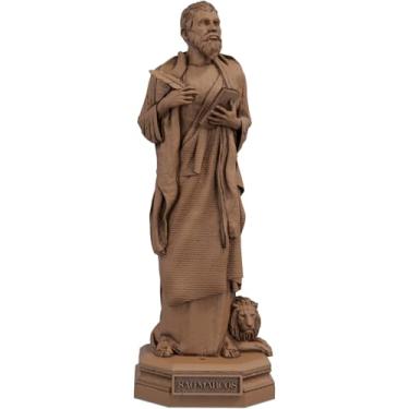 Imagem de Estátua São Marcos Evangelista Apóstolo Estatueta Imagem (Cor Madeira)