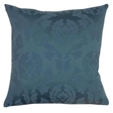 Imagem de Capa de Almofada Jacquard Azul Prussiano 43x43cm - Sua Casa Decor