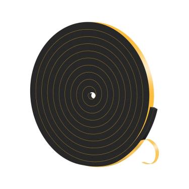 Imagem de Vedação de porta Weather Stripping MIKONIYA Black 10 mm x 10 mm x 10 m