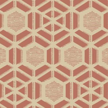 Imagem de Papel De Parede Capri Geométrico Dourado 190512606