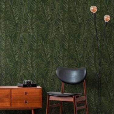 Imagem de Papel De Parede Attractive 2 Folhagem Verde 390385
