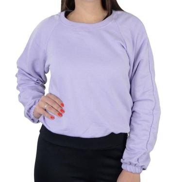 Imagem de Blusa Feminina LZT Moletom Lilás - 9079-Feminino