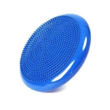 Imagem de Almofada Disco Equilíbrio 33cm Inflável 150kg Exercícios Fitness - NoB