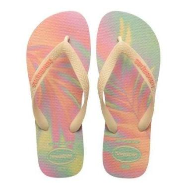 Imagem de Chinelo Havaianas Top Fashion Original Exclusivo, Pêssego, Rosa, 39/40