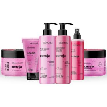 Imagem de Kit Banho Premium Labotrat Cereja Completo 6 Produtos Corpo E Rosto Ch