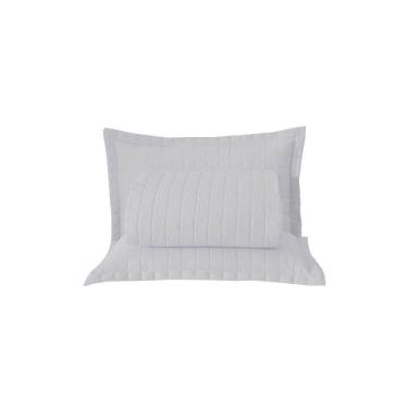 Imagem de Kit Cobre Leito Matelado Copacabana 3 Peças Queen 100% Poliéster Percal 300 Fios Cor:branco