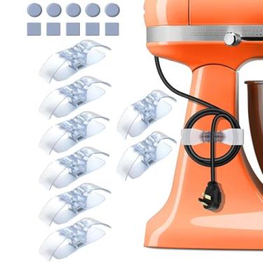 Imagem de Organizador de cabos de eletrodomésticos para utensílios de cozinha, prendedor de cabo, clipe de gancho para batedeira KitchenAid, acessórios de utensílios domésticos para fácil armazenamento e