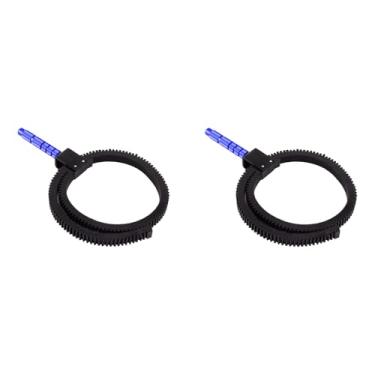 Imagem de Acouto 2PCs Foco Cinturão do Anel Manual Ajustável Correia de Anel de Engrenagem Flexível para Câmera DSLR Seguir Acessórios de Câmera Digital Focus Zoom Lens Digital