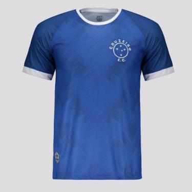 Imagem de Camisa Cruzeiro Classic Azul e Branca - Retromania, M
