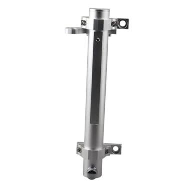 Imagem de KiBcsLic Suporte para mastro de bandeira, dobradiça para porta traseira, suporte de luz, acessórios para carro em liga de alumínio, peça de reposição, base de, Prata