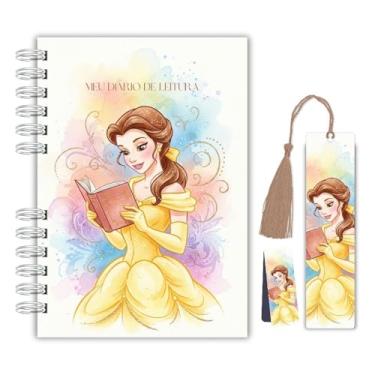 Imagem de Planner Diário de Leitura – A bela e a fera | Capa Dura com Marcador Tassel + Marcador Magnético