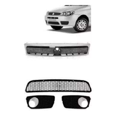 Imagem de Grade Radiador Moldura Milha Palio Siena Strada G3 04 A 2010