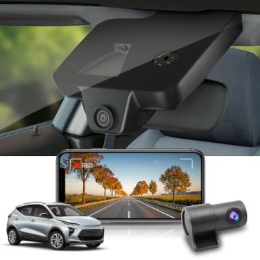 Imagem de Fitcamx Frontal 2K+Traseira 1080P Dash Cam para Chevy Bolt EV & EUV LT Premier 2022-2024 (HD2-8155), OEM Estilo, 2 Canais HD Vídeo, WiFi & APP, Loop Gravação, G-Sensor, Fácil de Usar, 64GB Cartão ﻿