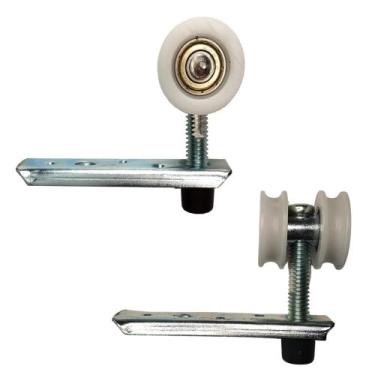 Imagem de Roldanas Para Porta e janela de correr 2 rodas de 28mm com rolamento -