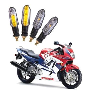 Imagem de Kit 4 Setas Sequenciais Pisca de Led Universal Modelo P50S Moto CBR 60
