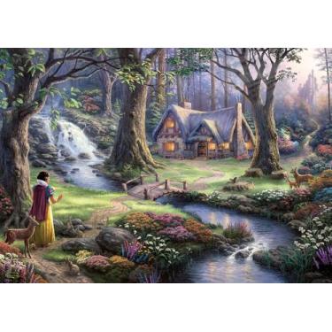 Imagem de Schmidt Jogos 59485 Thomas Kinkade, Disney Branca de Neve, Quebra-cabeça de 1000 peças