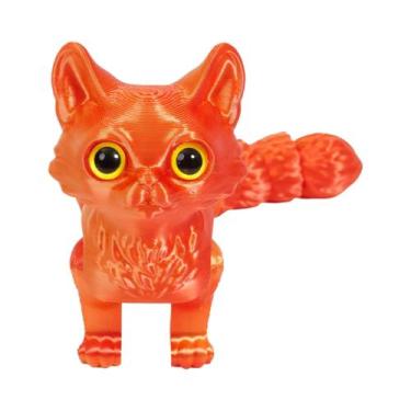 Imagem de Estatueta De Gatos Fofos 12/16cm Impressão 3D Miniatura Articulada Dec