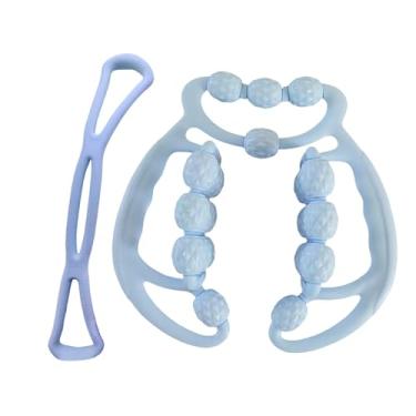 Imagem de Generic Relax Roller 24 Rodas Massagem Ferramenta Equipamento Relax Perna Massagem Rolo para Musculação Braço Equipamento, Azul