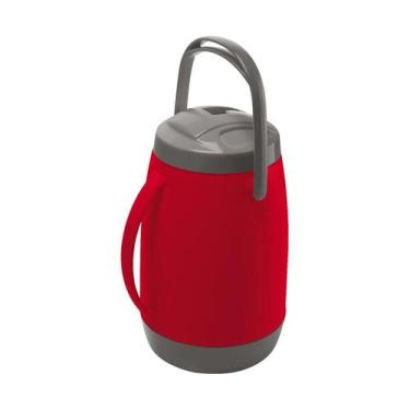 Imagem de Cantil Térmico 2,5L Soprano Vermelho C/Alça