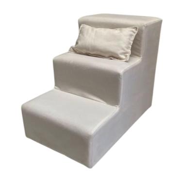 Imagem de Escadas Escadinha para Pet 3 Degraus Gato e Cachorro (Capuccino)