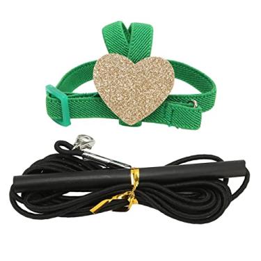 Imagem de GLOGLOW Corda voadora, alça leve e macia para pássaros para animais de estimação, coleira para periquitos para calopsitas 25,5 cm