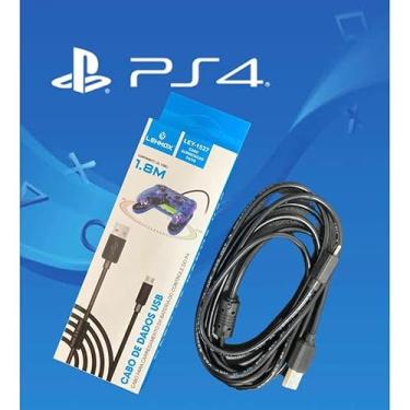 Imagem de Thecoopidea Cabo de Carregamento PS4 1.8m USB V8 2.5W Controle Com Filtro