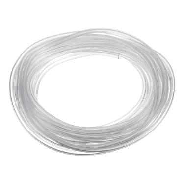 Imagem de YELARXI Mangueira de PVC transparente, tubo de água de plástico flexível, mangueira de vinil leve - adequado para (jardim/piscina/bomba/aquário/tanque de peixes), 2 mm ID e 0,16" (4 mm) OD e 10 m