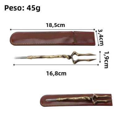 Imagem de Conjunto De Narguilé Árabe Com Garfo De Metal E Couro, Acessórios De N