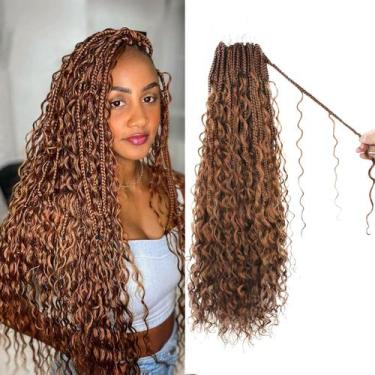 Imagem de Crochet Braids knovotch Boho Box Braids 18 polegadas 30 para mulheres