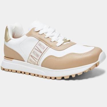 Imagem de Tênis Vizzano Casual - Branco e Bege, 37
