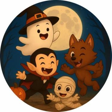 Imagem de Painel Redondo C Elastico 1,50m Halloween - Fadrix, HAL0112