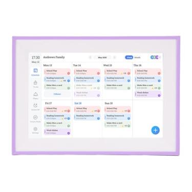 Imagem de FTVOGUE Calendário Digital Smart Screen LCD de 10,1 Polegadas Com WiFi Sync Sync Family Planner Chart Chart Meal Planner Photo Frame Display para Casa e Escritório