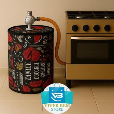 Imagem de Capa botijao de gas 13 kg protetor impervealvel - Viver Bem Estar