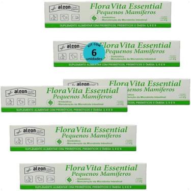 Imagem de Alcon flora vita essential para pequenos mamíferos 6g kit com 6