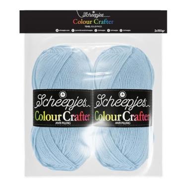 Imagem de Scheepjes Color Crafter Pacote sólido 2 x 150 g - 1 unidade Texel, azul