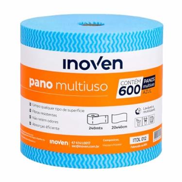 Imagem de Pano Multiuso Em Rolo 600U 20cmX240m Inoven