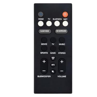 Imagem de Controle remoto substituído adequado para sistema surround dianteiro Yamaha Soundbar YAS-209 YAS-109 YAS-209BL ATS-2090
